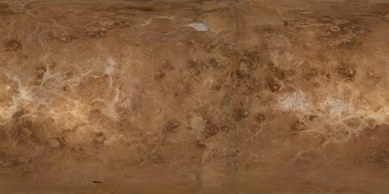 Venus True color surface map by BotchTheMooseBoi on DeviantArt