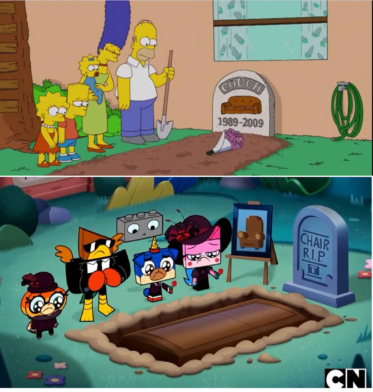 Unikitty RIP Chair Reference Simpsons by AnimeBTSTiti on DeviantArt