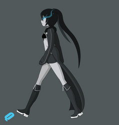 BLACK ROCK SHOOTER WALKING2