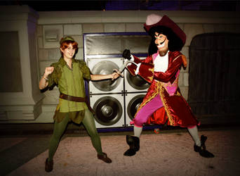 Peter Pan and Hook