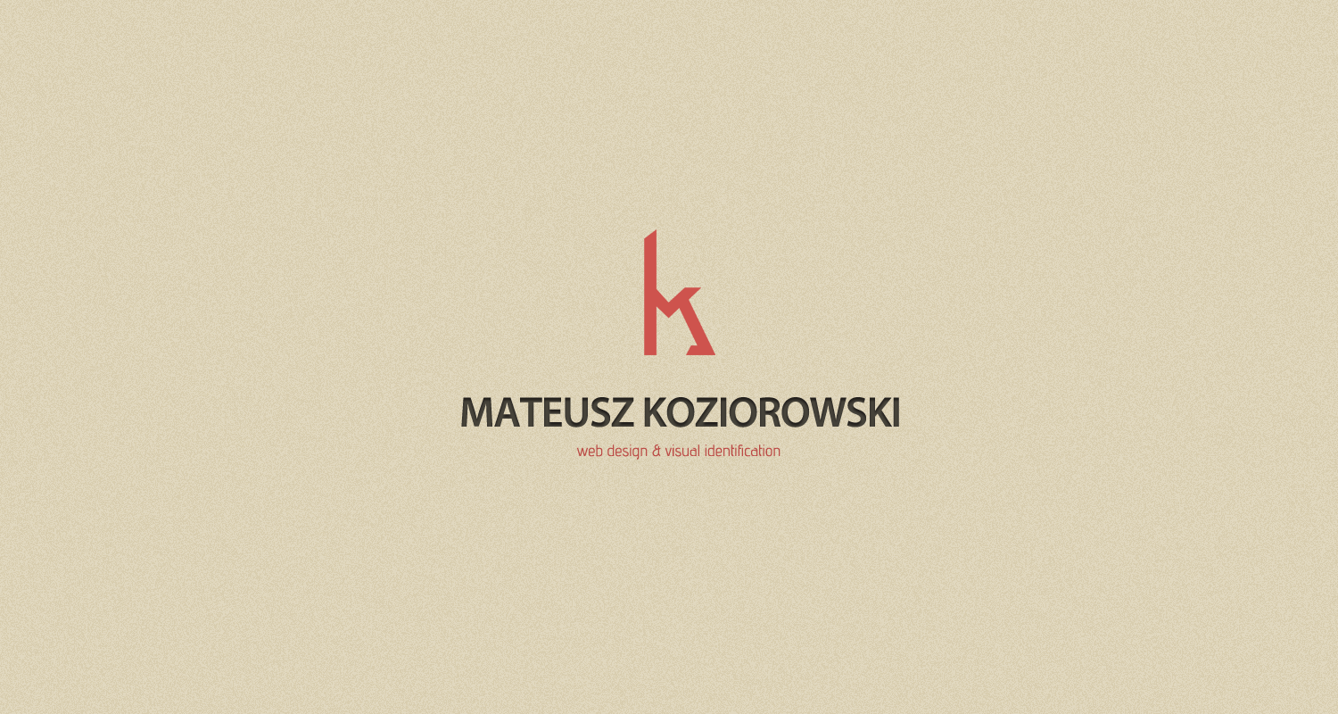 Mateusz Koziorowski personal logo