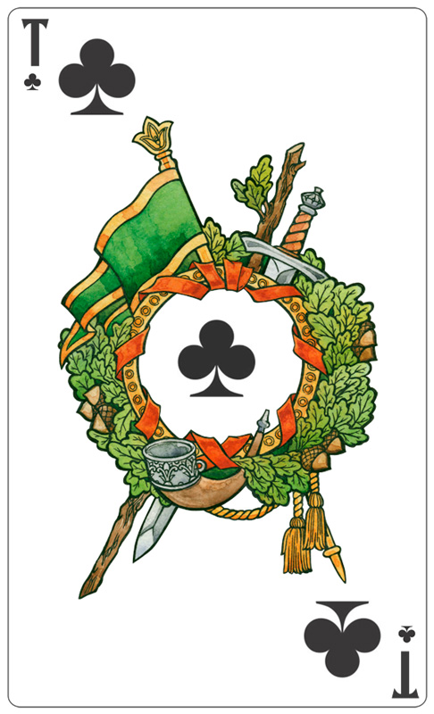 - Ace of Clubs (color) -