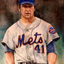 Tom Seaver New York Mets Watercolor