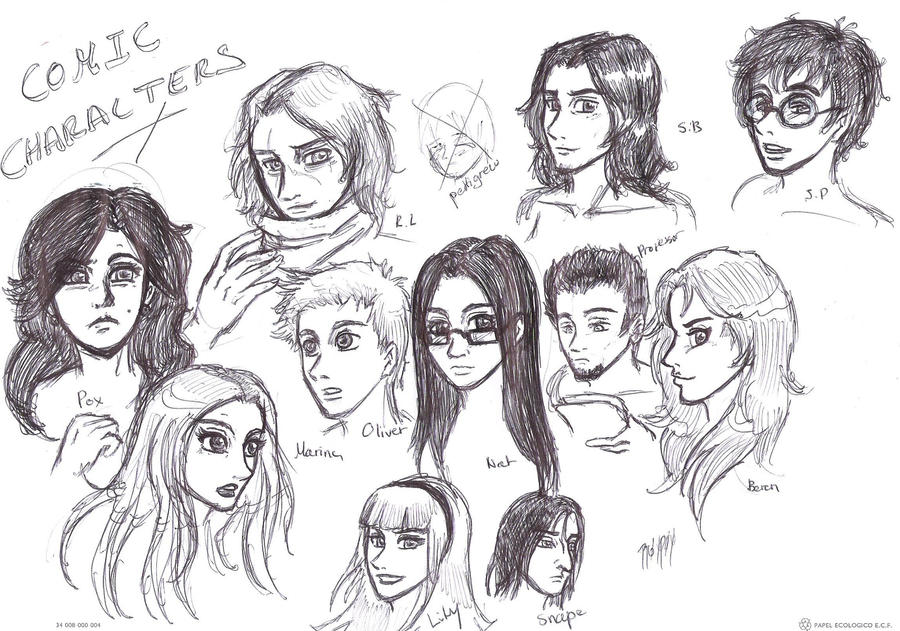comic characters by Tsuyu89 on DeviantArt