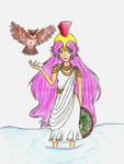 Athena Colored by SilverWinge