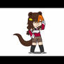 One Of my first sonic oc meet octavia!
