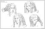 Girl Expression Sheet by dustsplat