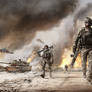 Modern War Illustration