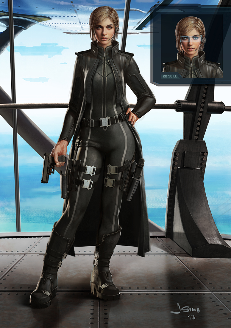 Female Commander concept by dustsplat on DeviantArt
