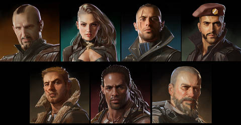 Character portraits by dustsplat