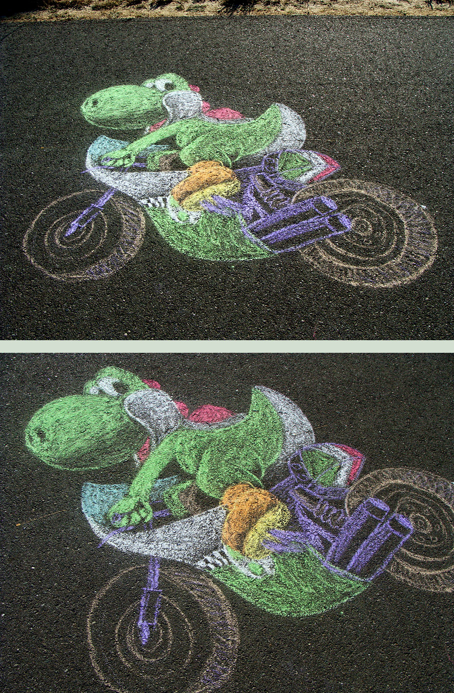 Yoshi Sidewalk Chalk