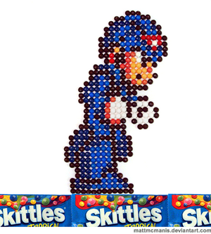 Skittle Mega Man Hyper-Run