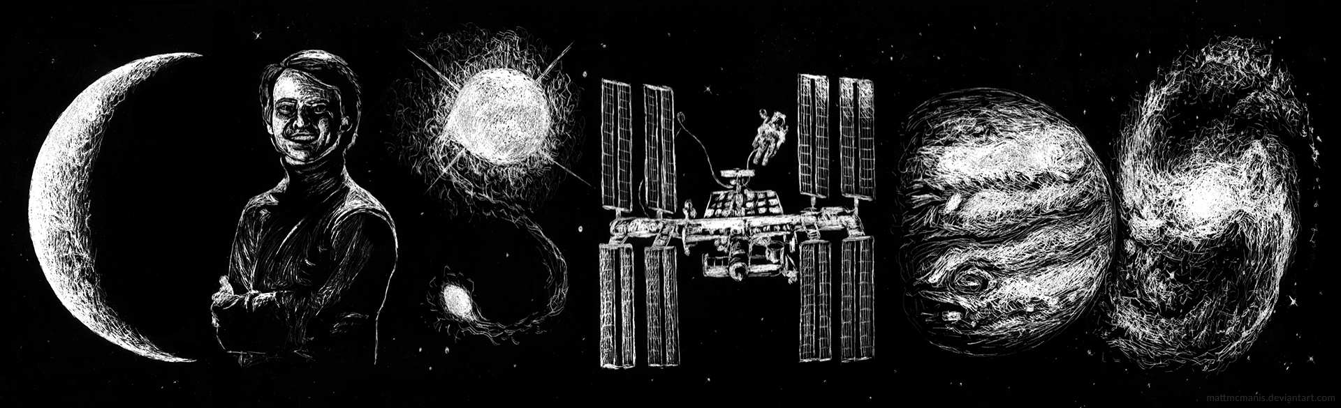 COSMOS (scratchboard)