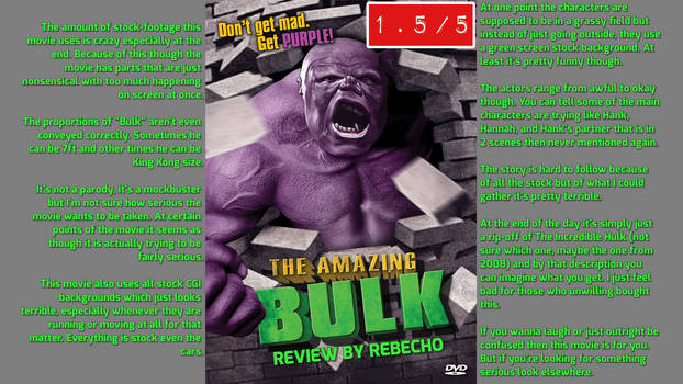 The Amazing Bulk (2012) Review