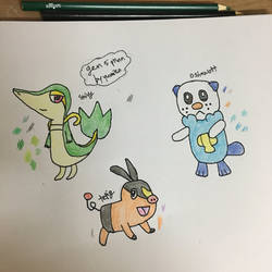 Pokemon gen 5 drawing 