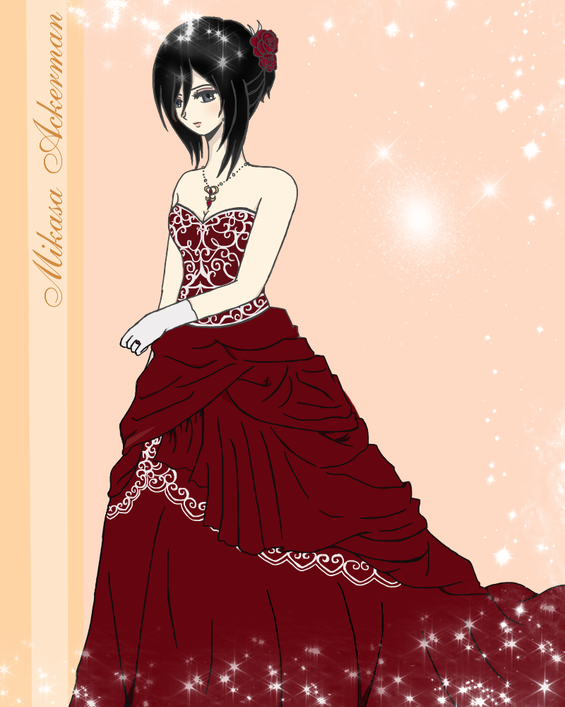 Mikasa's ball dress