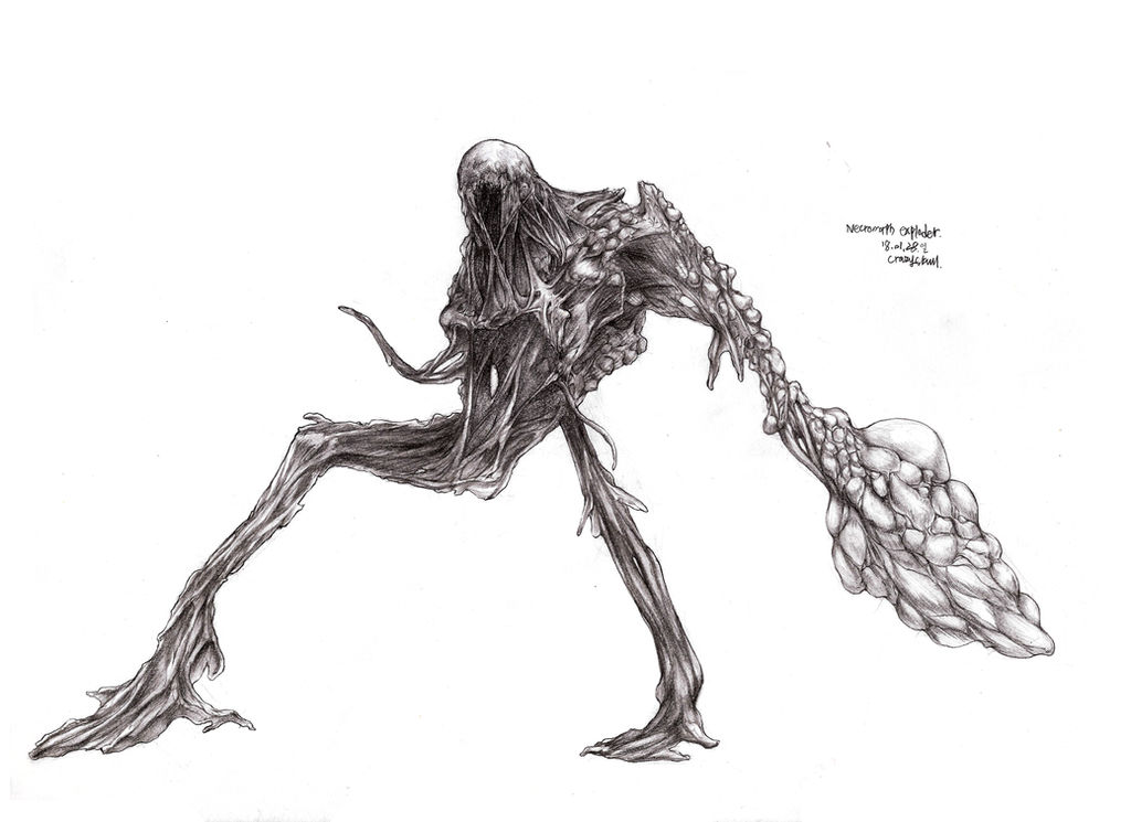 Necromorph Exploder Dead Space: Necromorph Exploder 3D Resin Print