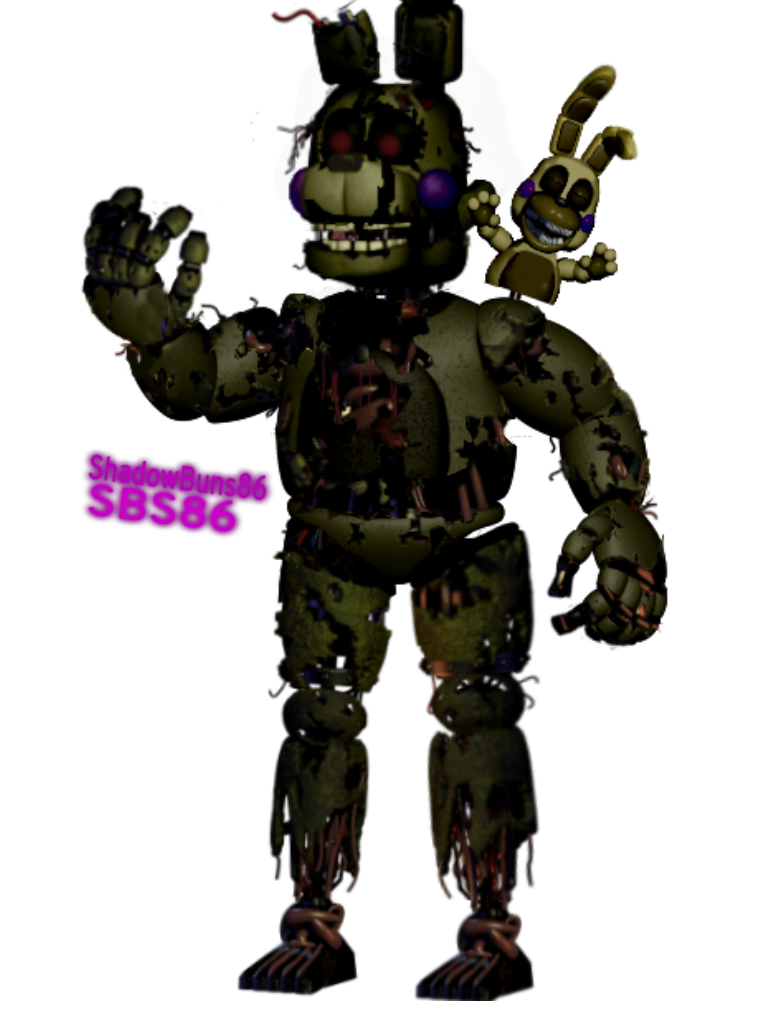 (Edit)Rockstar Springtrap N Plushpy(V1) by ShadowBuns86 on DeviantArt
