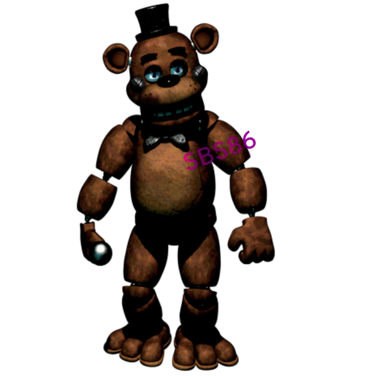 FNaF C4D  FNaF Withered Freddy Full Body V2 by BrussPictures on DeviantArt