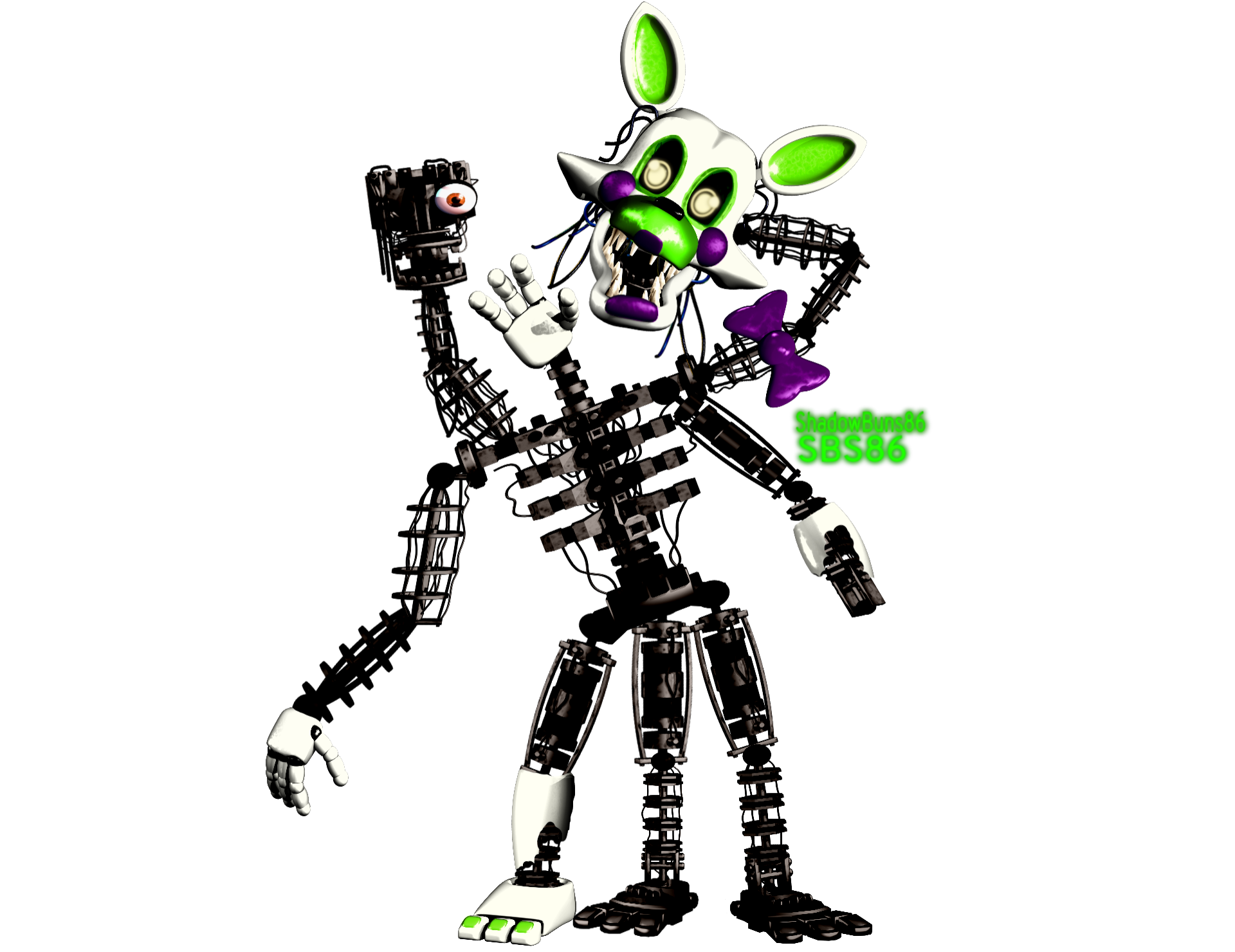 (Edit)FNAF 2 Tangle by ShadowBuns86 on DeviantArt