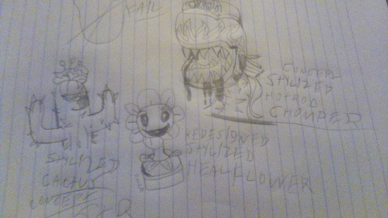 (Drawing)More PVZ Stylized Plants by ShadowBuns86 on DeviantArt