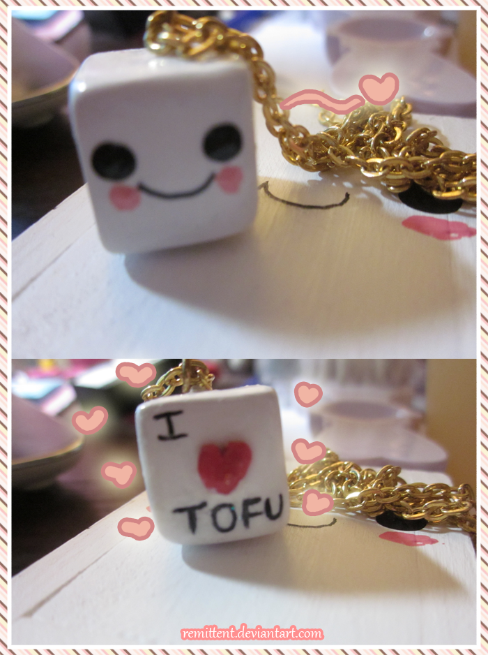 I Love Tofu Necklace