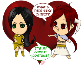 tbotg anina and cratos chibi