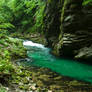 River of dazzling turquoise