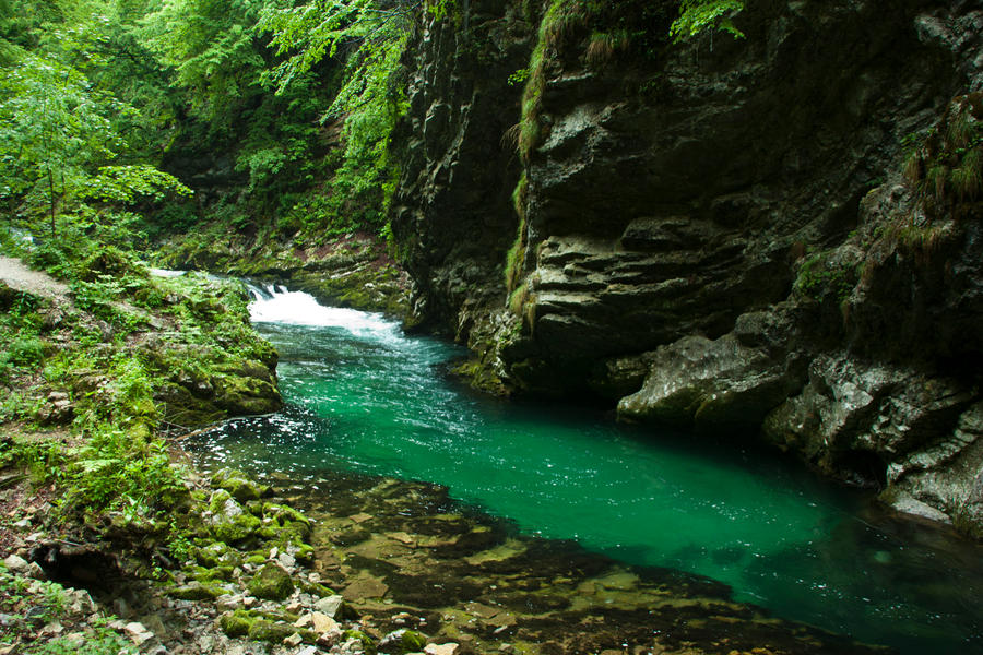 River of dazzling turquoise