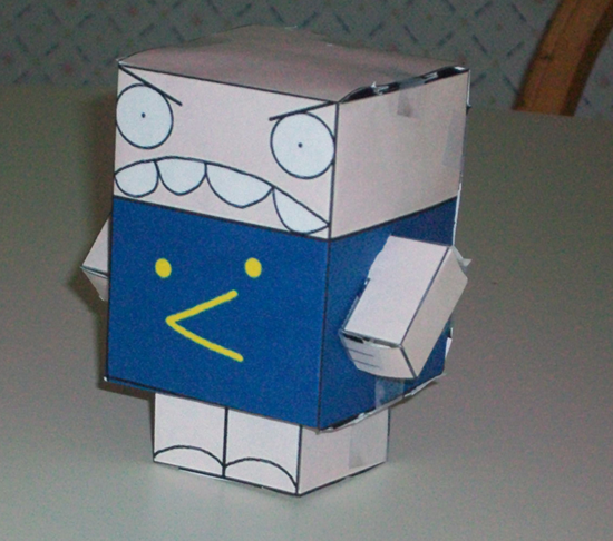 Jamjars papercraft