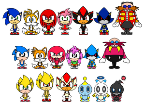 Sonic The Hedgehog PACs V.2
