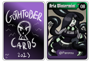 GOTHTOBER CARDS: 08 Aria Wintermint