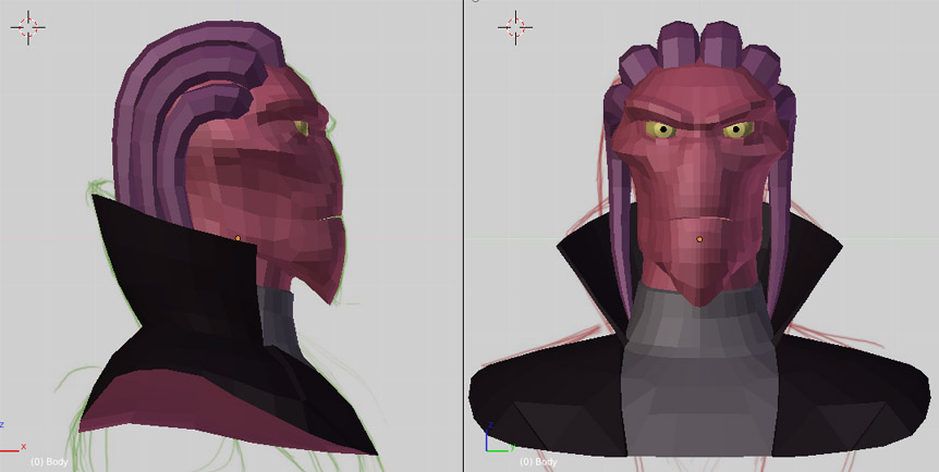 Thrax in 3D - WIP