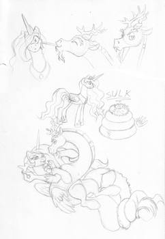 MLP - Dislestia sketchpage