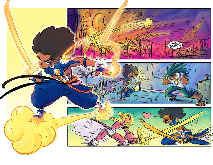 Super Science Samurai by kross29 on DeviantArt