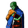 Martian Manhunter and Miss martian