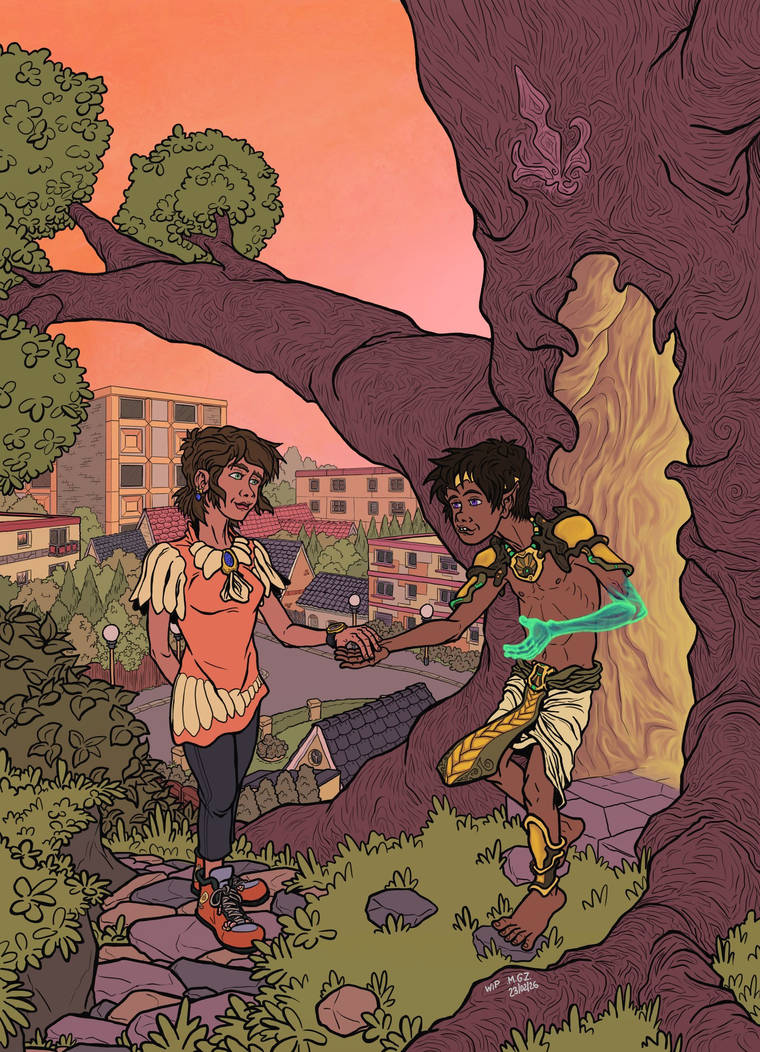 Mon prince desarmant Book cover practice wip by Zotco