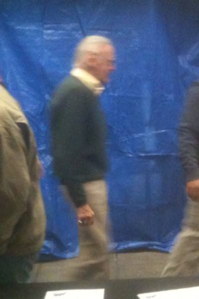 Stan Lee walking by