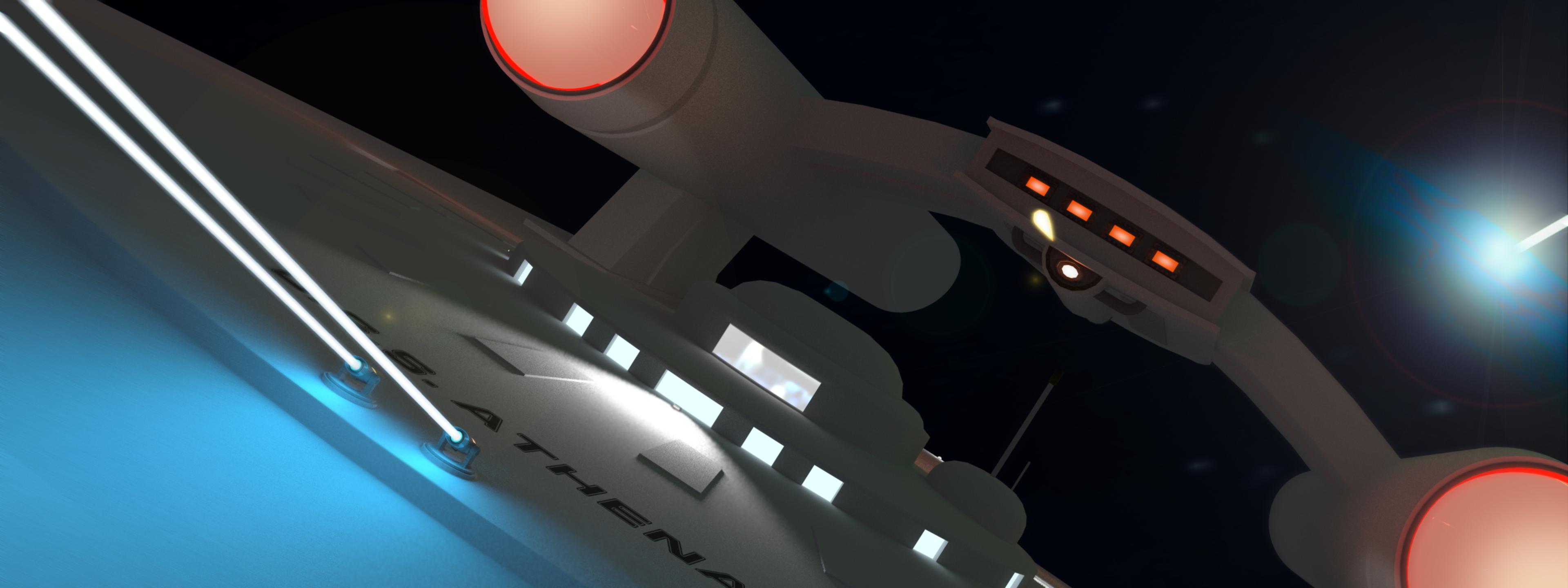 U.S.S. Athena - Closeup 2 Battle