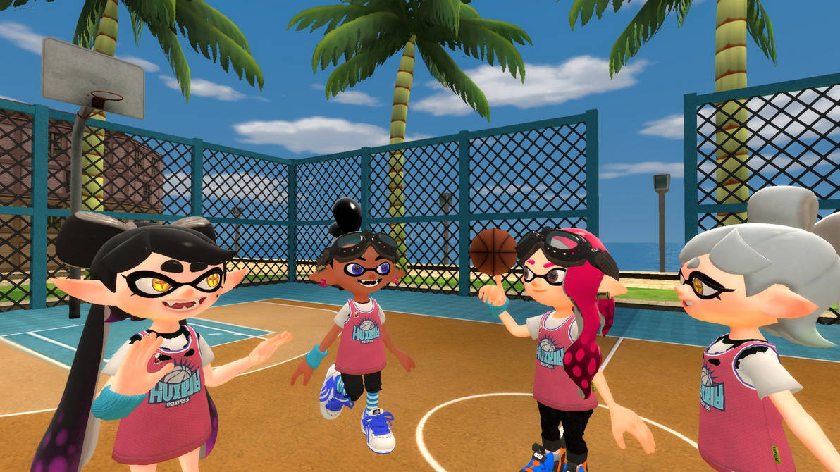 shooting b-hoopies w/clauds and the squid sis by Brandyn1030 on DeviantArt