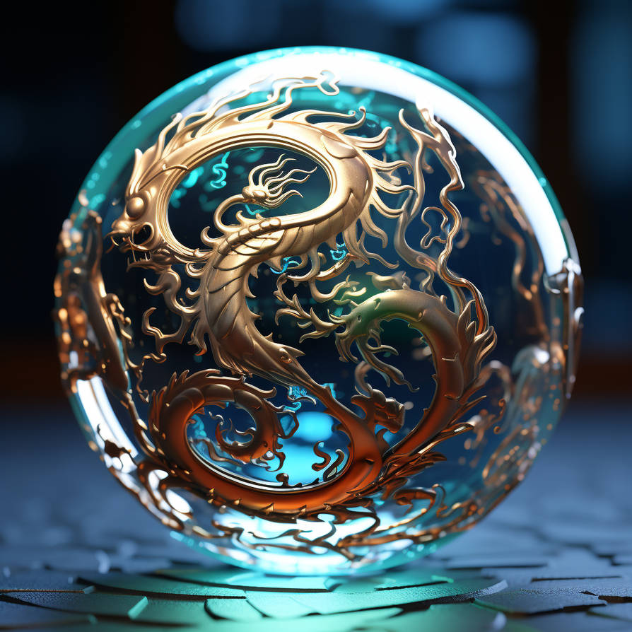 Dragon blue sphere by Memesphere on DeviantArt