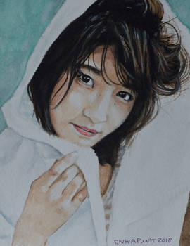 Wakatsuki Yumi Nogizaka46 in Watercolour