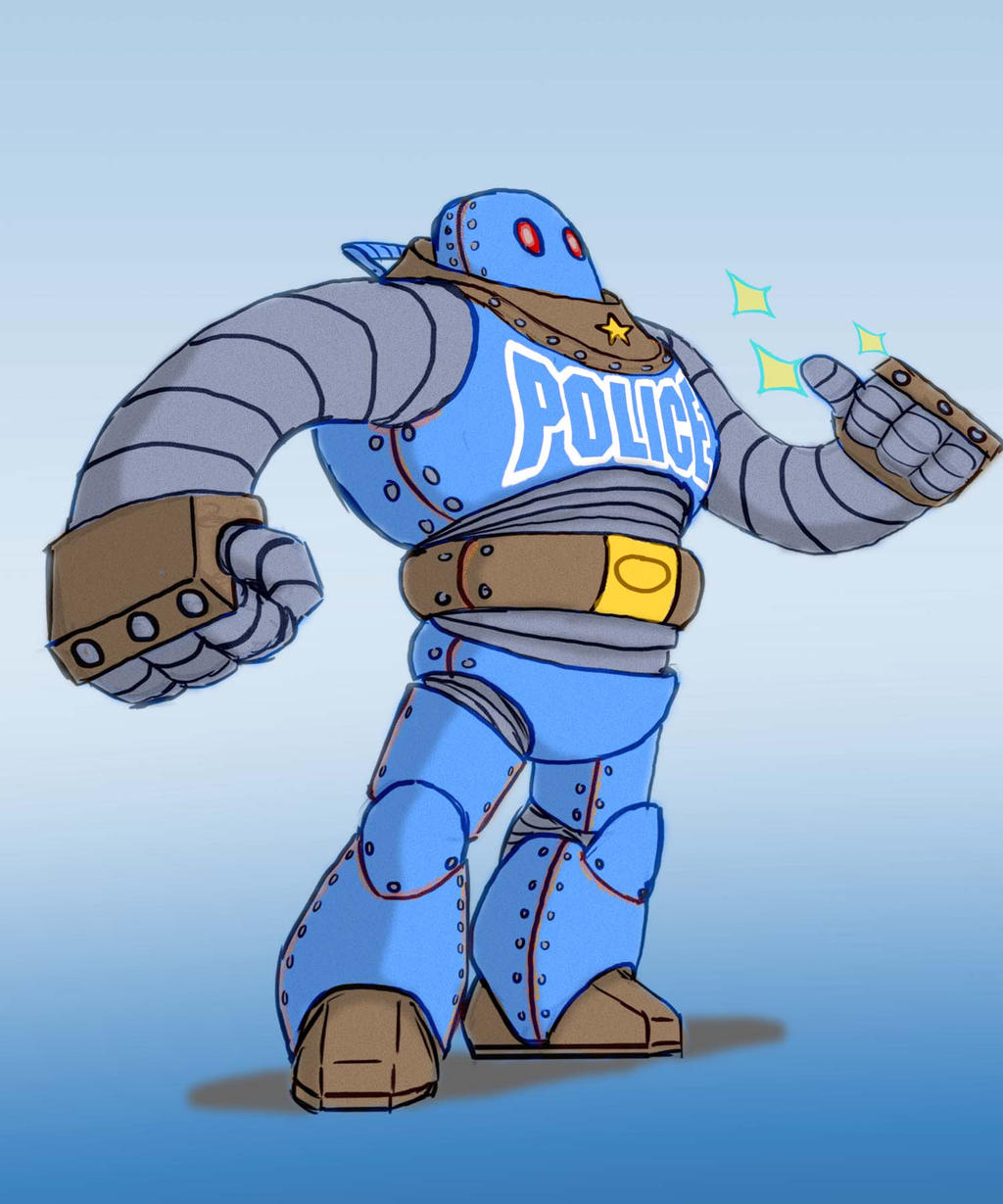 Police Bot by blindfuture on DeviantArt