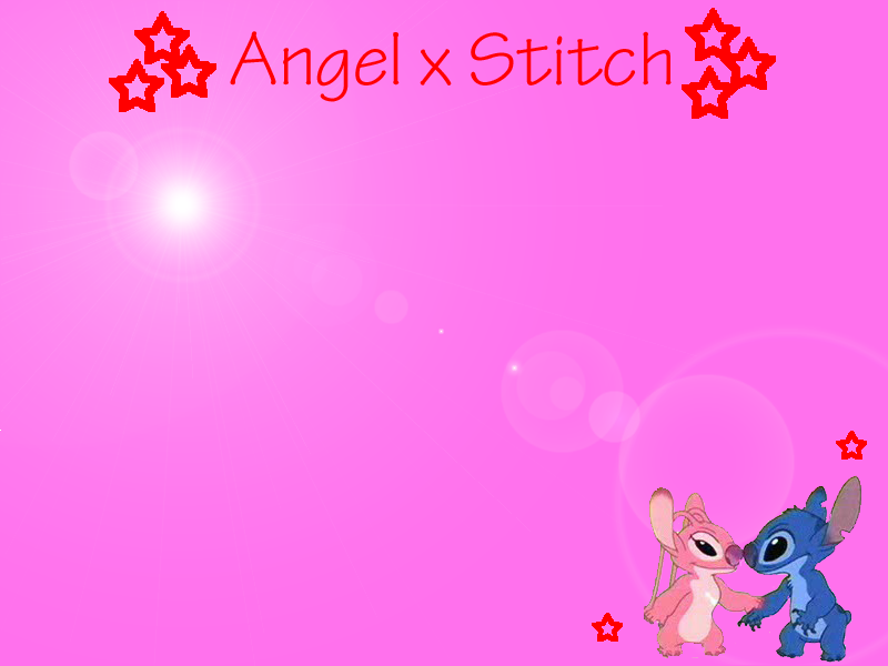 stitch and angel wallpaper