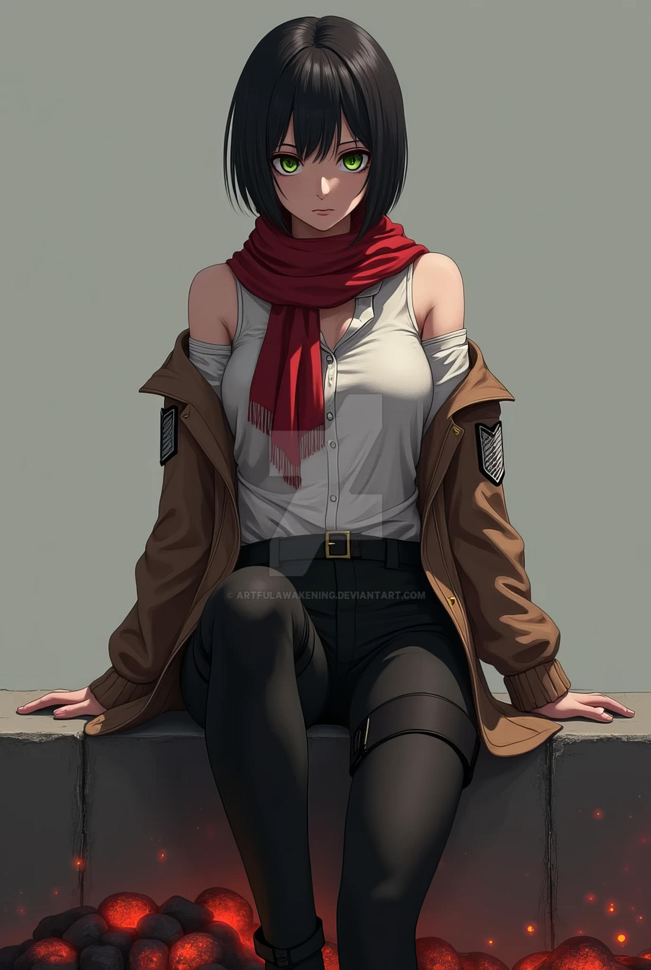 Mikasa Ackerman Fan Art By Artfulawakening On DeviantArt mikasa-ackerman-fan-art-by-artfulawakening-on-deviantart