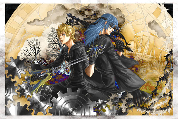 KH fanart riku and roxas by narrator366 on DeviantArt
