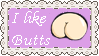 Stamp: I like Butts