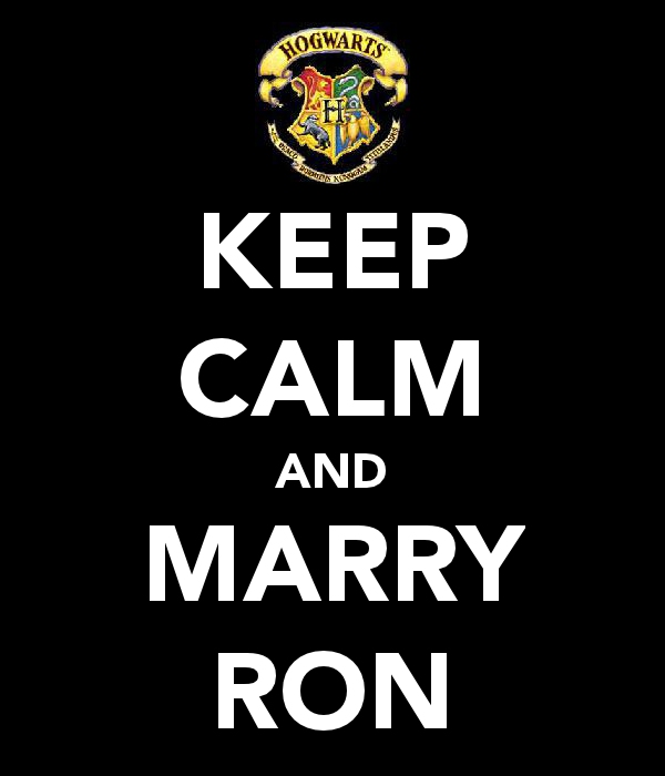 KEEP CALM AND MARRY RON