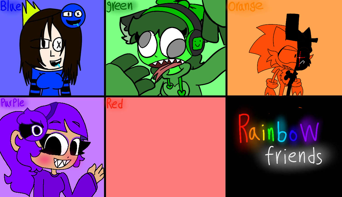 Blue x Green react to Green x Blue  Rainbow Friends react to meme - Rainbow  Friends Animations 