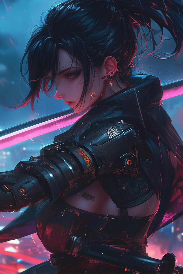 Samurai by LoonyAI on DeviantArt